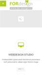 Mobile Screenshot of for-design.cz
